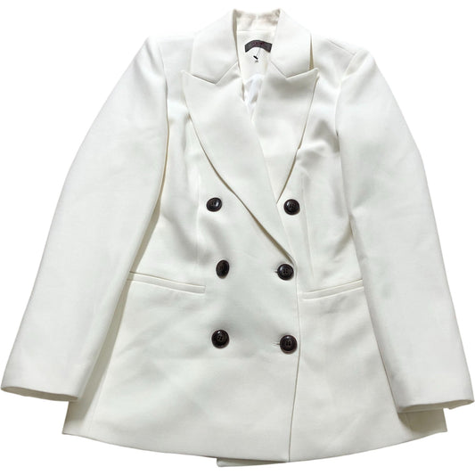 White Double Breasted Blazer Size 8