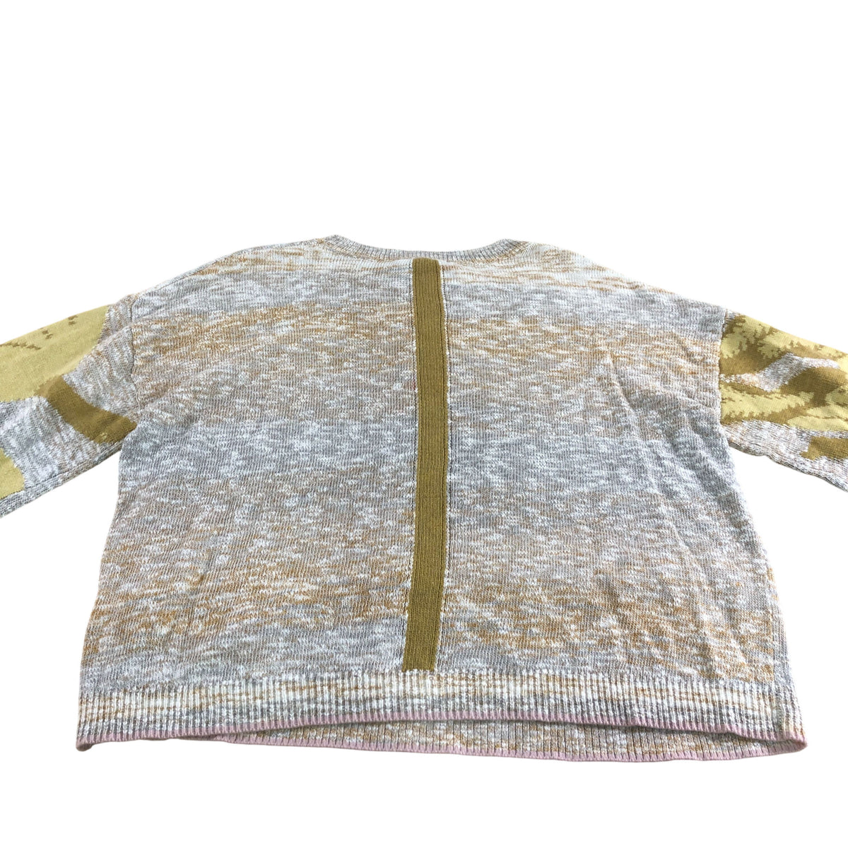 Ibis Intarsia Jumper UK12 Women's Multicolour Casual Sweater