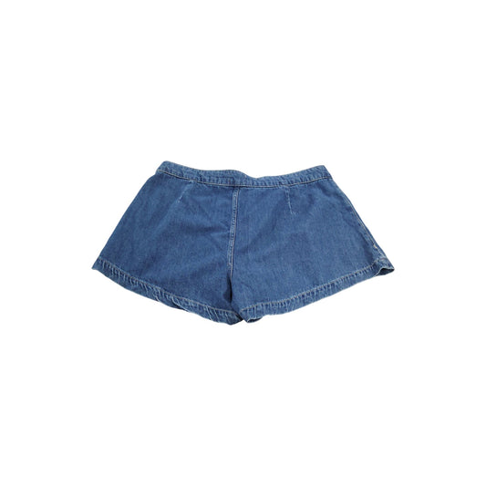 River Island Denim Shorts UK18 Women's Casual Blue High Waist Classic Style