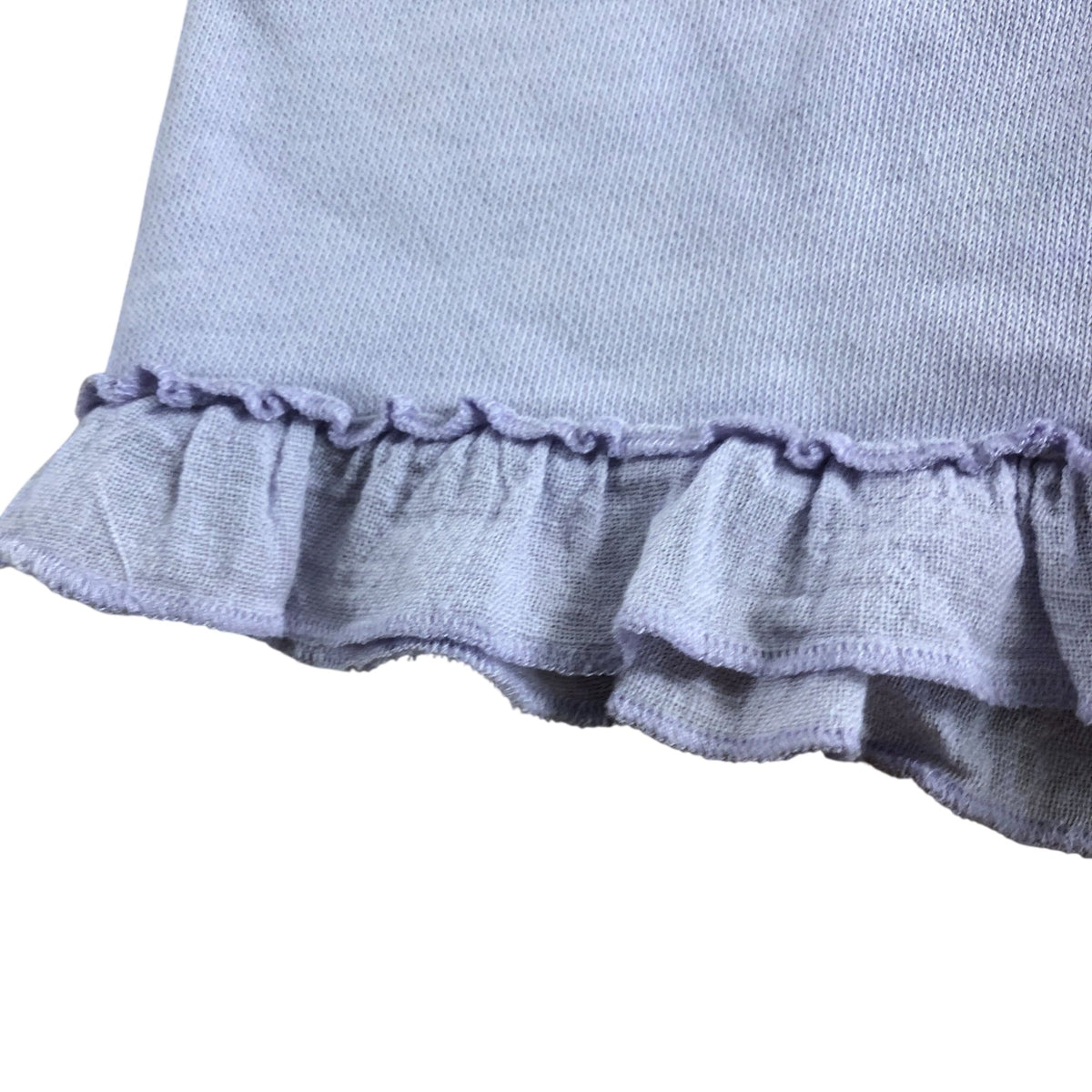Zara Girls Lavender Ruffled Shorts Comfortable Cotton Blend 4 Years
