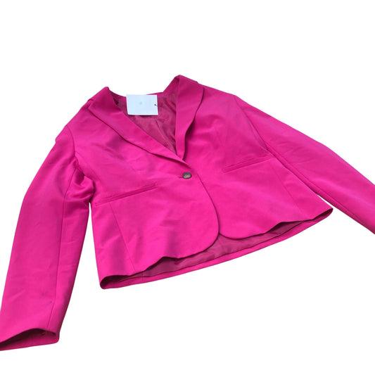 Pink Blazer Jacket Women's Stylish Tailored Fit UK12