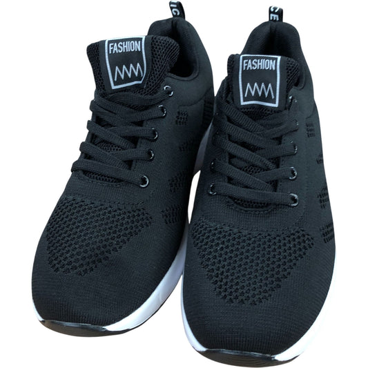 Women's Black Trainers Lightweight Comfortable Sneakers UK 6.5