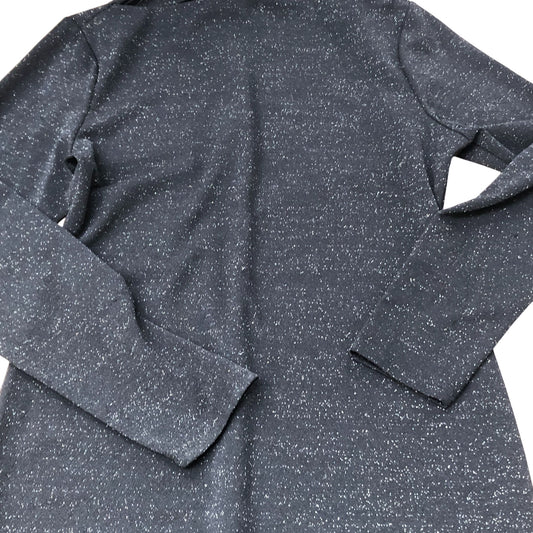 Long Sleeve Dress Size 14 Women's Black Sparkle Jersey Evening Party