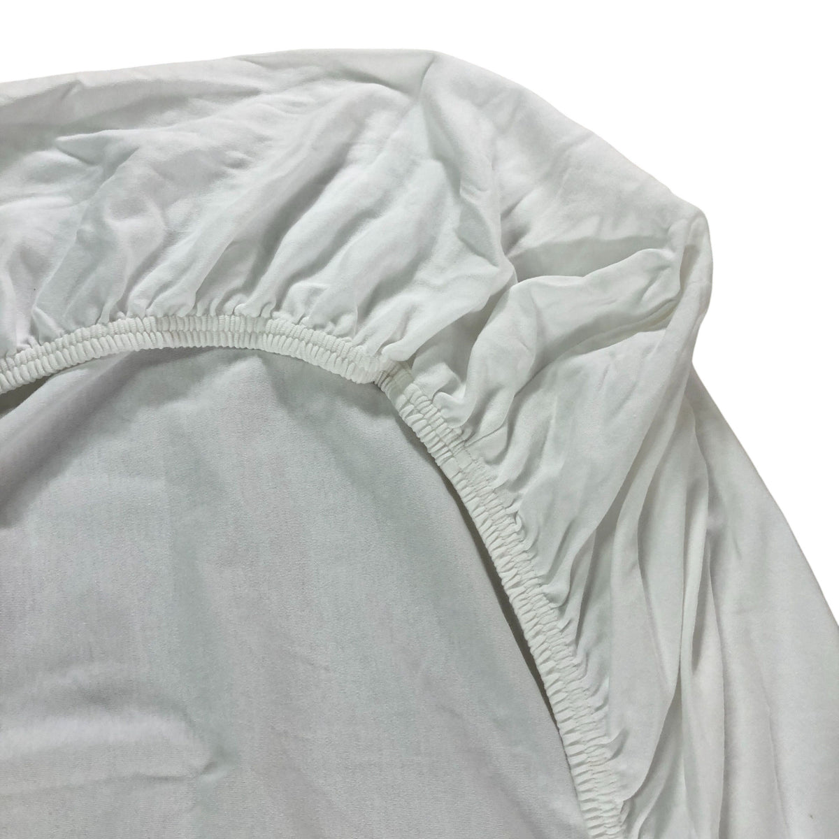 Fitted Cot Sheet 140x70cm Cotton White Baby Bedding