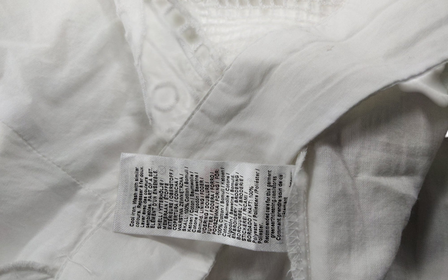 River Island Girls White Lace Trim High Waisted Shorts Size 9-10 Years