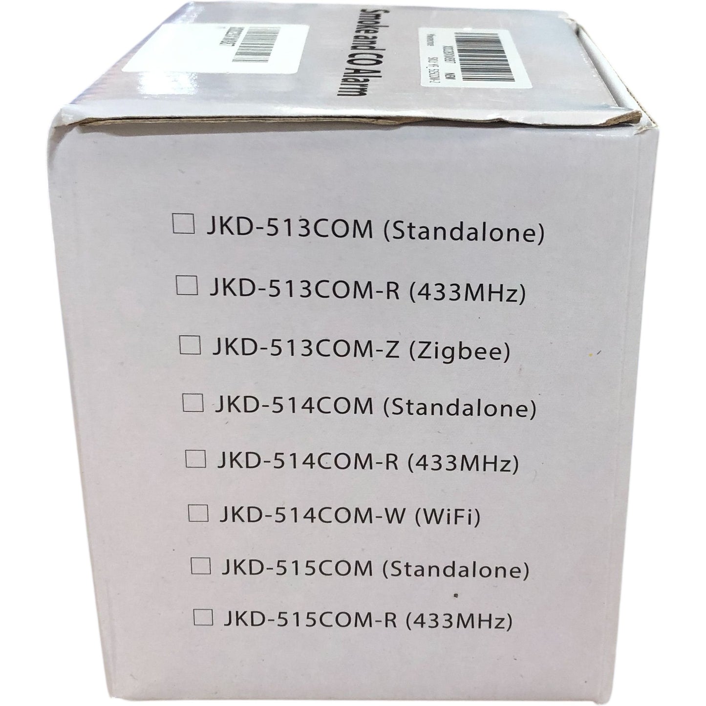 Smoke And CO Alarm Battery Powered LCD Display Easy Installation 85dB Alarm