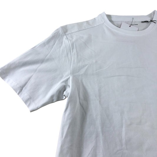 River Island White Muscle Fit T-Shirt - Size Large
