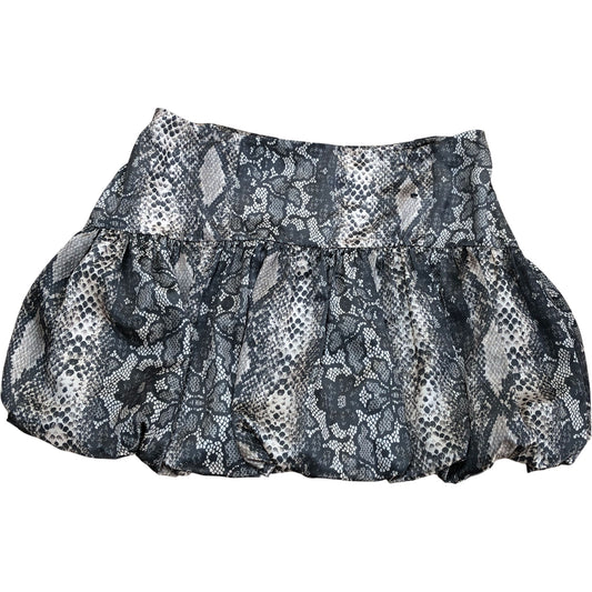 River Island Snakeskin Print Bubble Skirt