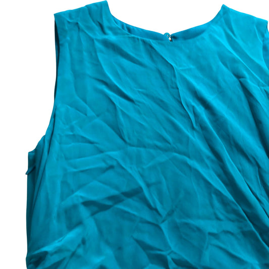 Branded Green Bodycon Ruched Midi Dress - Size 6