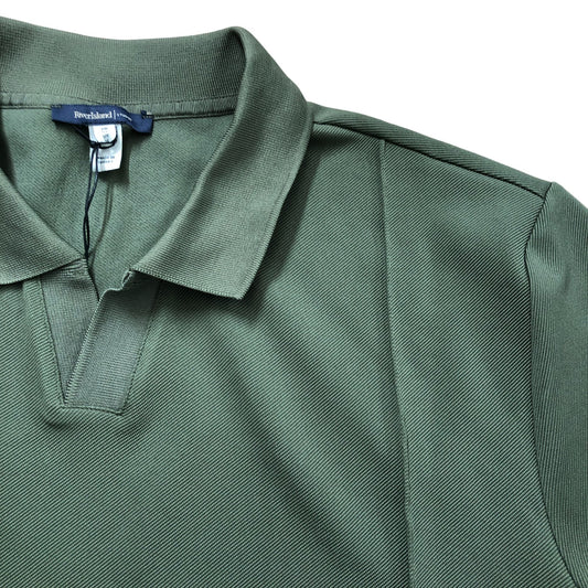 River Island Studios XL Polo Shirt Men's Short Sleeve Green Casual Wear