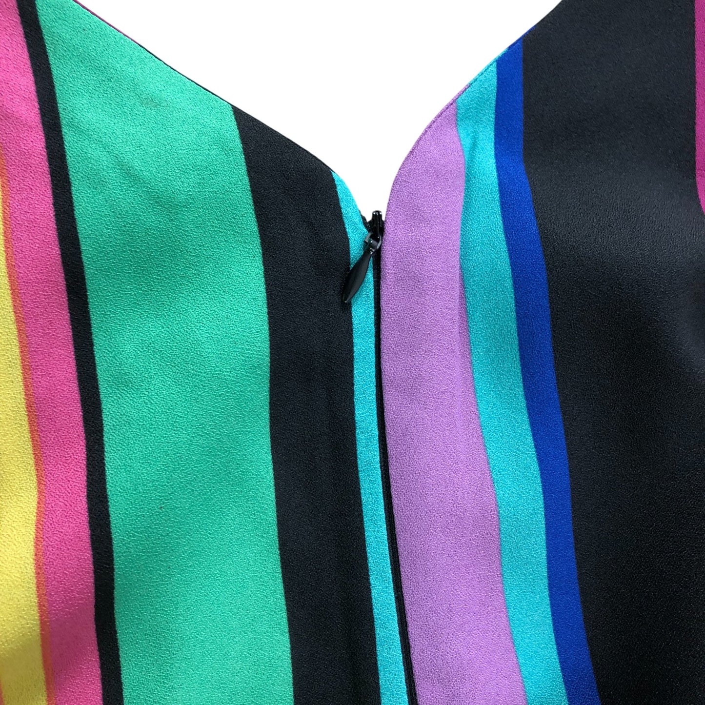 Branded Striped Slip Dress - Size 6