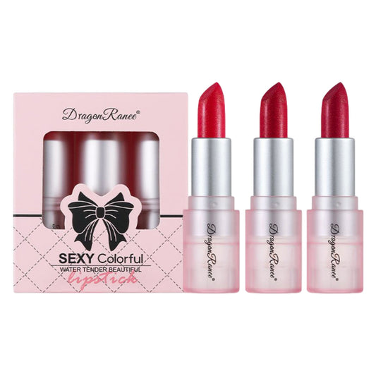 DragonRanee Sexy Colorful Water Tender Beautiful Lipstick 6 Pack