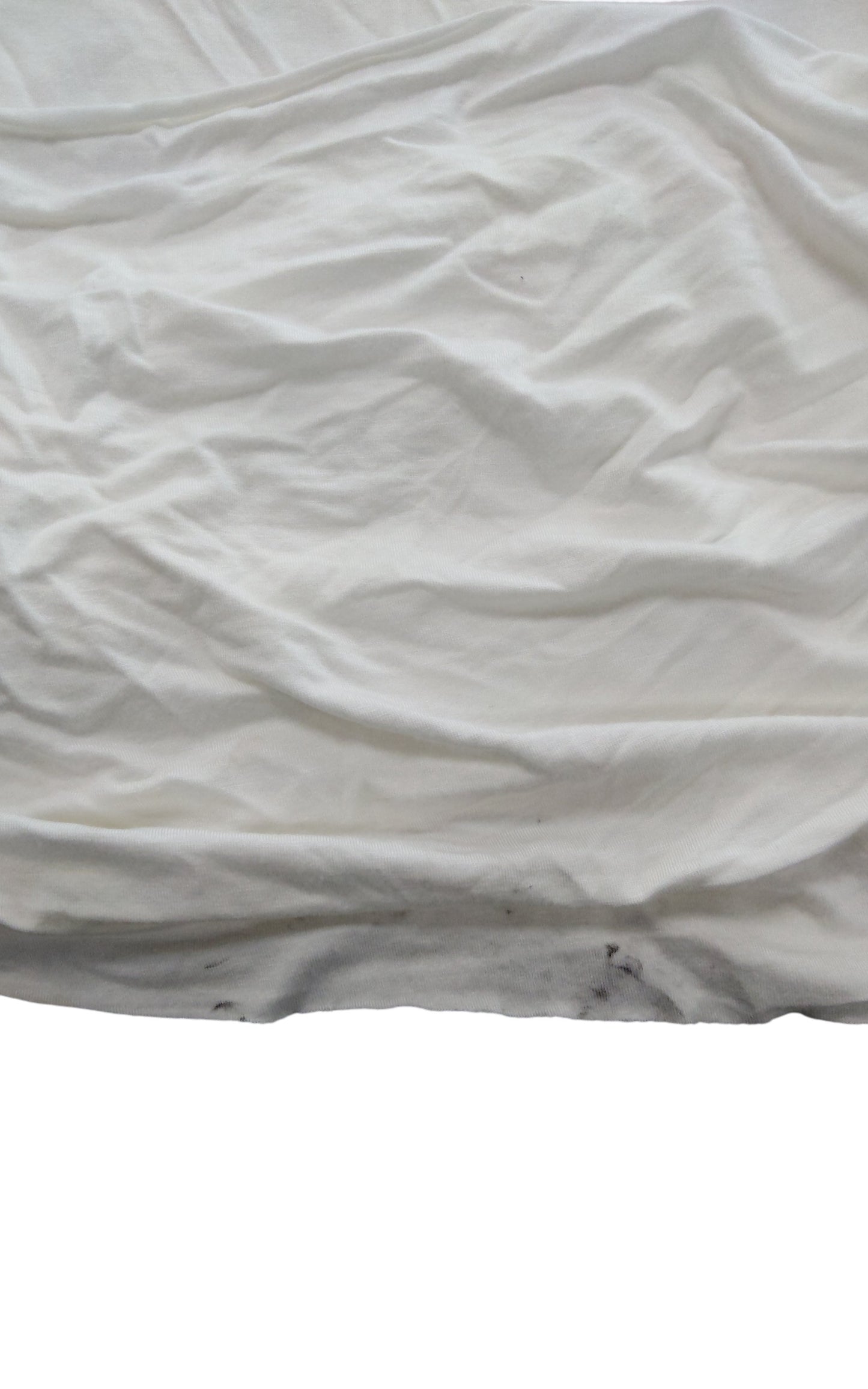 River Island Women's White One Shoulder Top UK M Floral Detail Stretchy