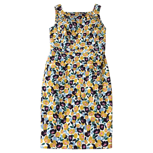 Boden Floral Dress Size 12 Women's Summer Sleeveless Pretty Patterned Design