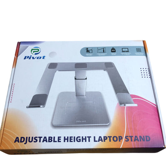 Pivot Adjustable Height Laptop Stand Ergonomic Compatibility 11 -17 Inch Rose
