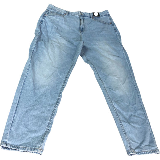 Mom High Rise Jeans Size 16 Regular Women's Light Wash Denim