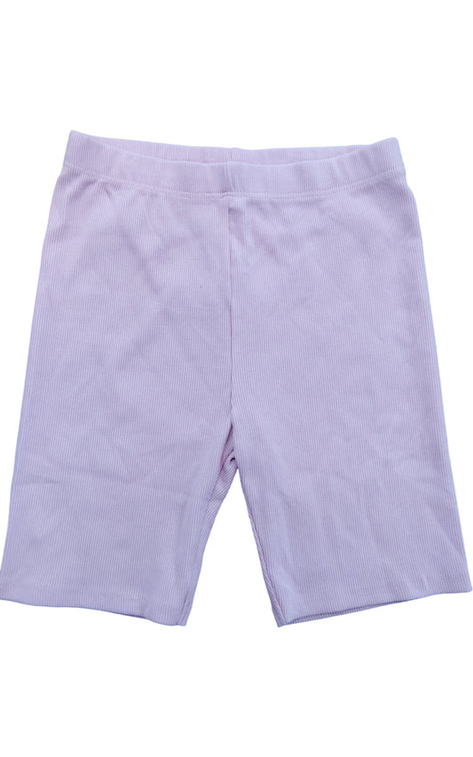 River Island Girls Ribbed Legging Shorts 9-10 Years Pink Stretchy Comfortable
