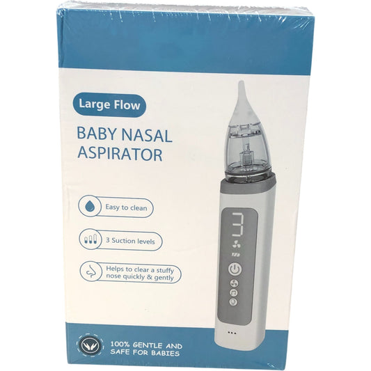 Large Flow Baby Nasal Aspirator Easy To Clean 3 Suction Levels LED Music