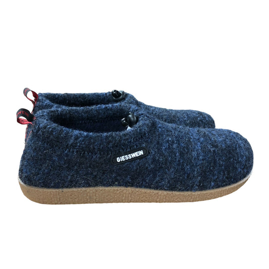 Giesswein Wool Slippers UK 6 Women's Blue Casual Shoes Comfort Indoor Footwear