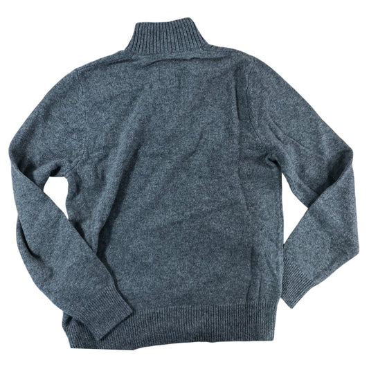 Aubin Zip Sweater XL Men's Grey Wool Blend Knit Pullover Warm Casual Wear