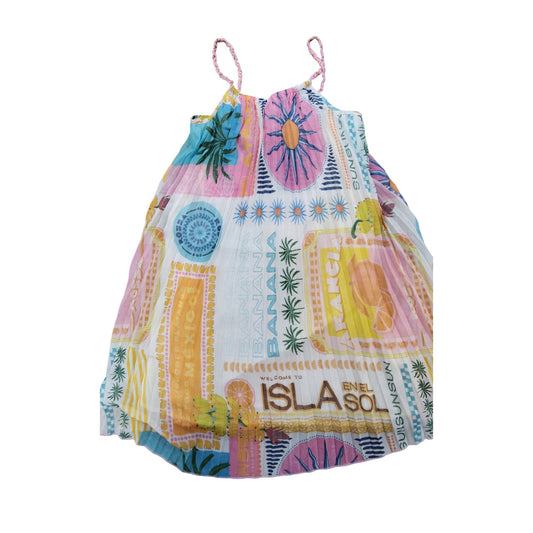 River Island Girls 11 Years Multi Colour Printed Sundress Holiday Dress