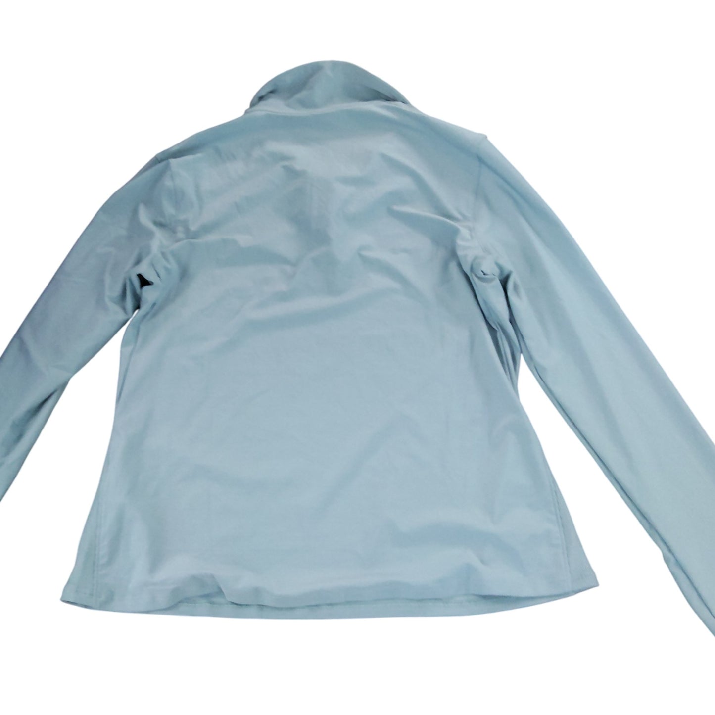 Nike Dri-FIT Long Sleeve Polo Shirt Size S Women's Light Blue Activewear