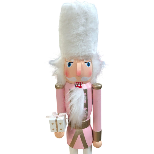 Pink Decorative Nutcracker Soldier 15"