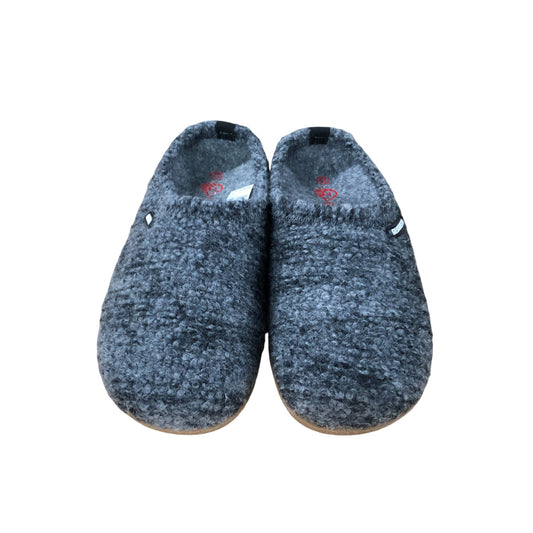 Giesswein Slippers UK10 Men's Casual Soft Wool Grey Comfort House Shoes