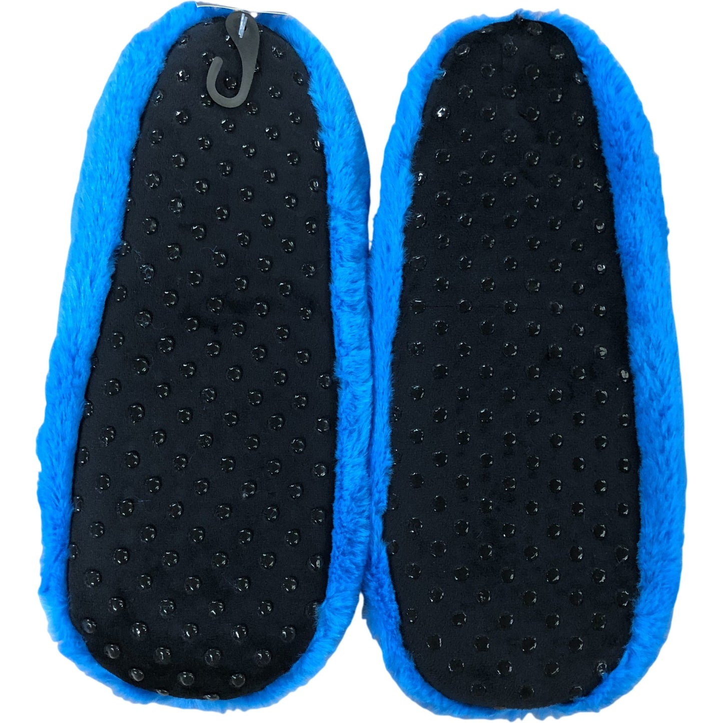 Cookie Monster Blue Slippers Size 11-12 Plush Character Cosy Footwear