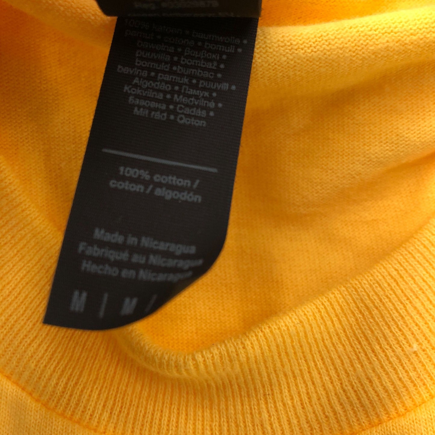Gildan Ultra 100% Cotton T-Shirt Yellow Size M
