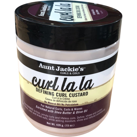 Aunt Jackie's Curl La La Defining Curl Custard 426g For Natural Curls Waves