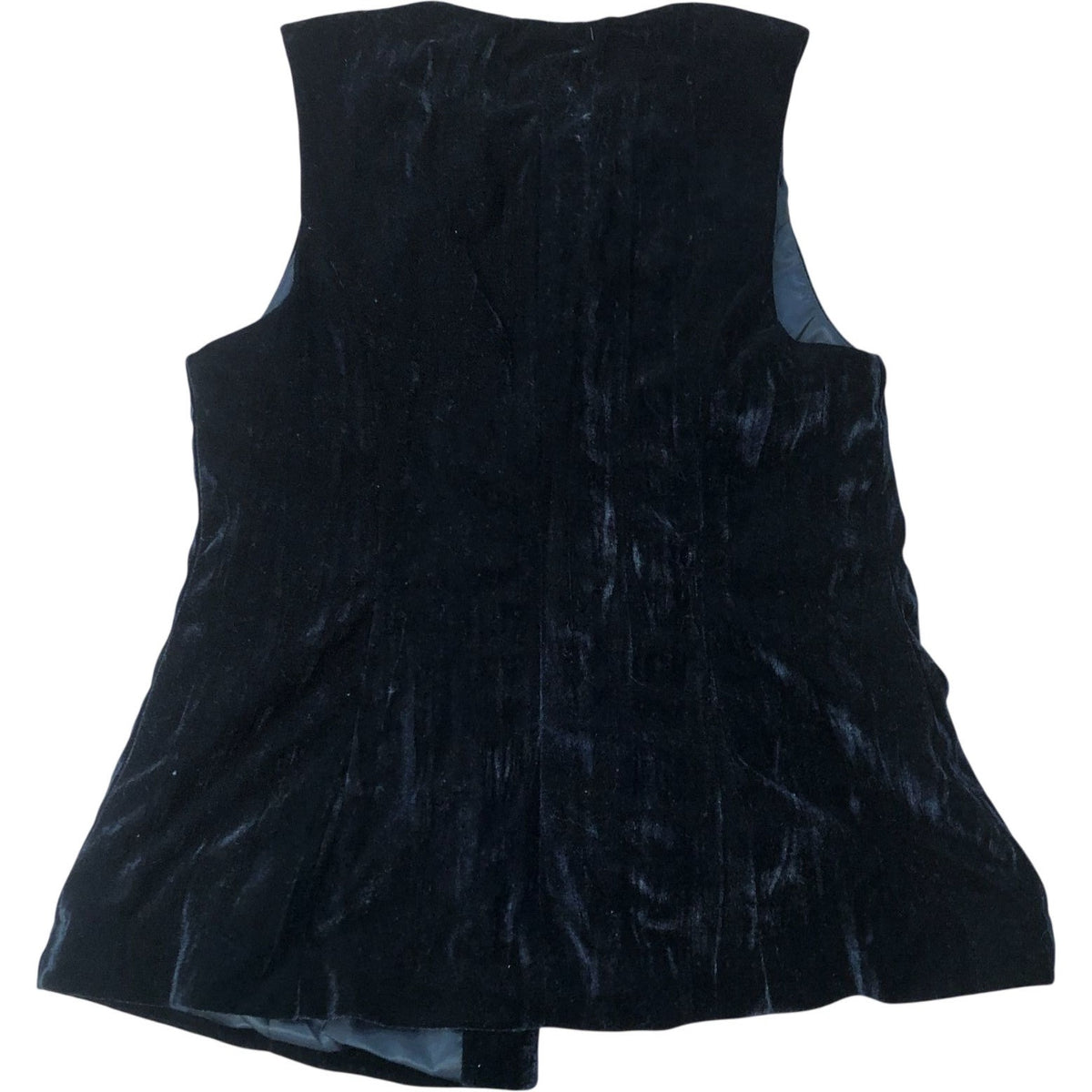 Black Velvet Waistcoat Size 10