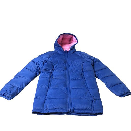 Mountain Warehouse Puffer Jacket Kids 11-12 Years Blue Water Resistant Warm