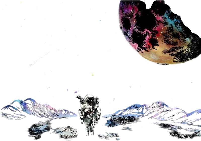 Space Night Astronaut Series Scratch Cards 2 Pack Arts and Crafts Set