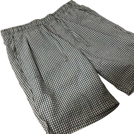 Jack & Jones Green Check Gingham Shorts Casual Summer Size S
