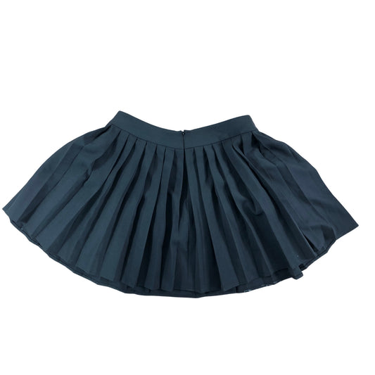 River Island Black Pleated Skirt UK12 Women's Stylish Knee Length Fashion