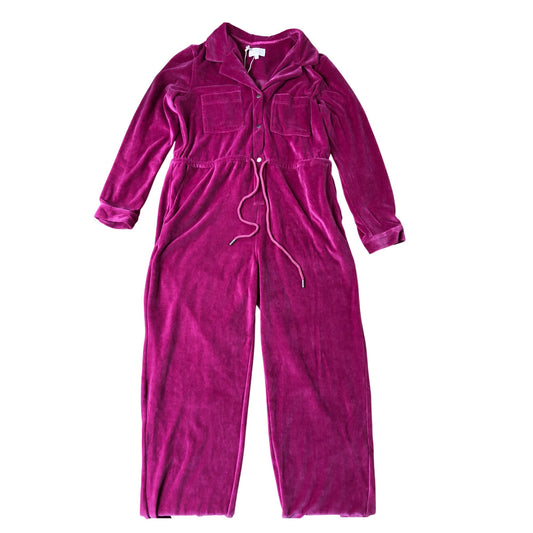 Women's Katsumi Jumpsuit UK16 Velvet Orchard Pink Long Sleeve