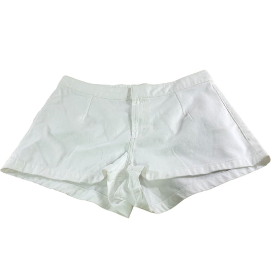 River Island Women's White Denim Shorts UK18 Summer Casual Style