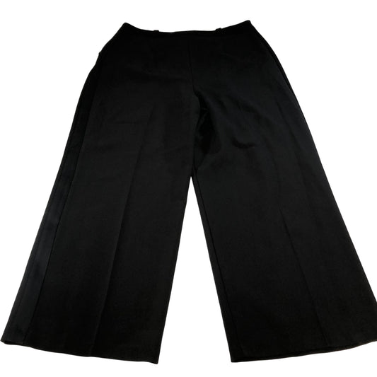 River Island Wide Leg Trousers UK18 Women's Black
