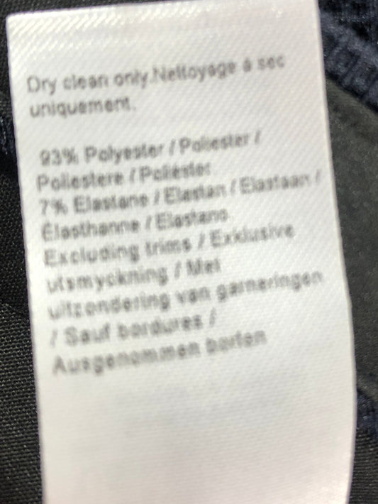 River Island Men's Slim Fit W34 Navy Blue Shorts Smart Casual