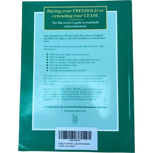 Buying Your Freehold or Extending Your Lease Book