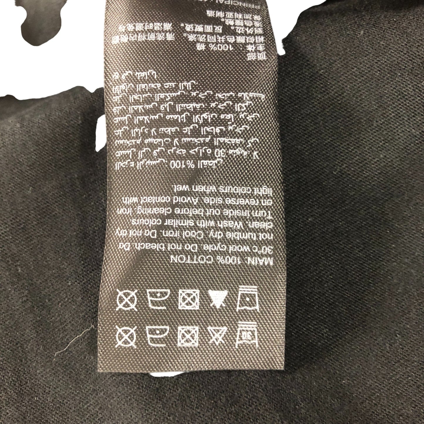 Branded Black T-Shirt Women's Cotton Short Sleeve Top UK6