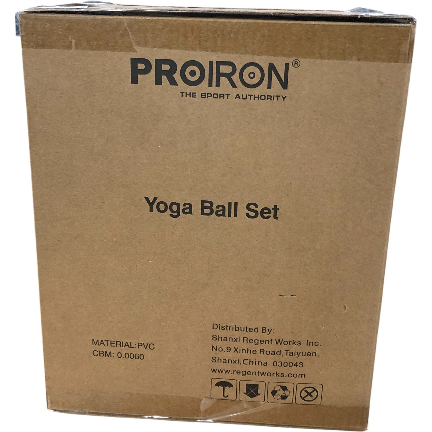 ProIron Yoga Ball Set 55cm Blue and 25cm Pilates Ball Fitness Set