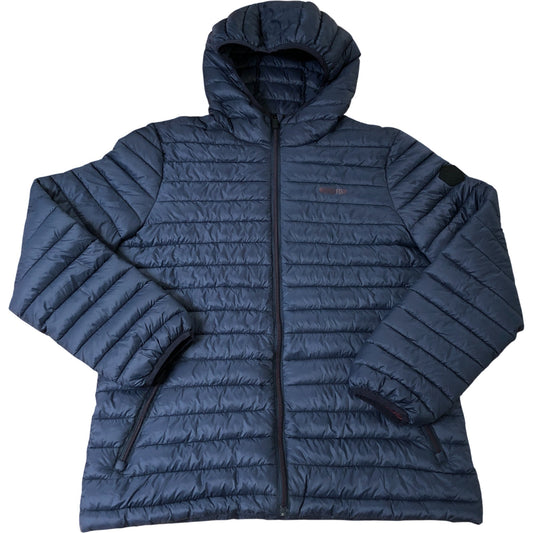 Weird Fish Flete Navy Medium Men's Lightweight Showerproof Padded Jacket