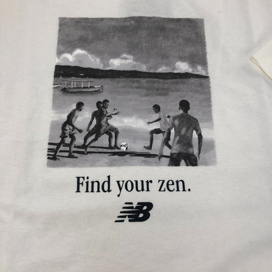 New Balance XL T-Shirt Find Your Zen Men's Casual Cotton Graphic Tee