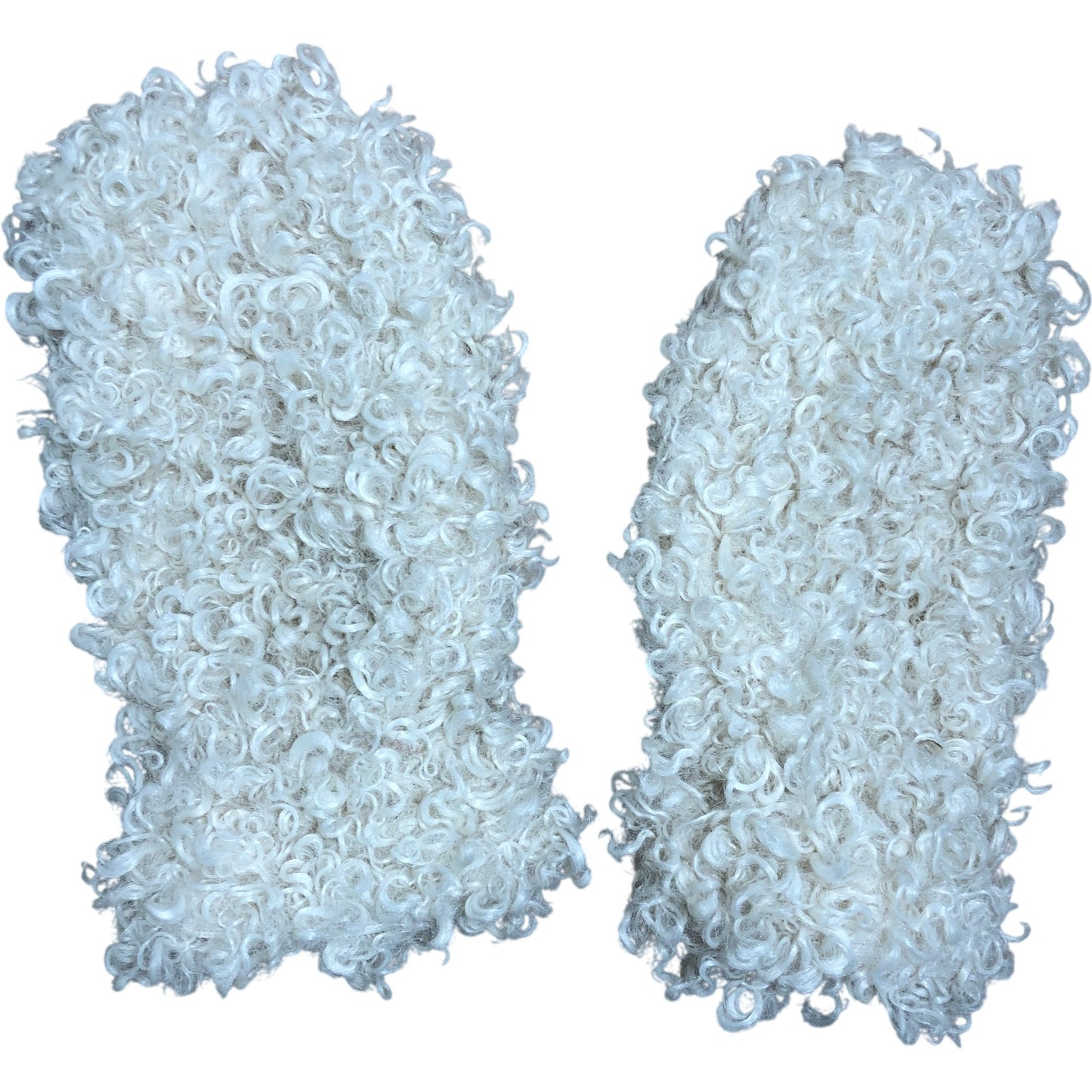 River Island Girls' Gloves UK5-12 Brown Light Accessories Curly Design