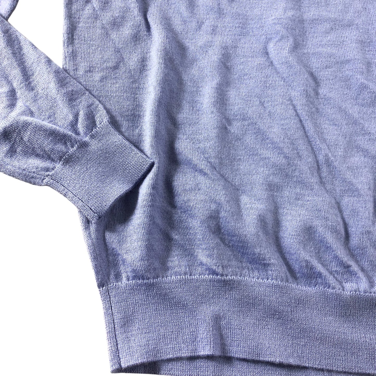 Branded Blue V Neck Jumper - Size Medium