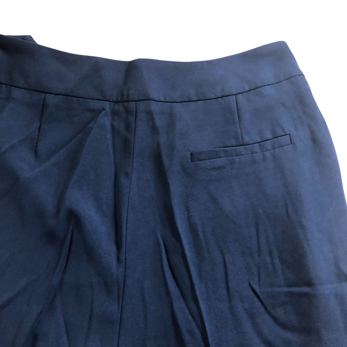 Wallis Wrap Tie Tapered Trouser UK16 Women's Navy