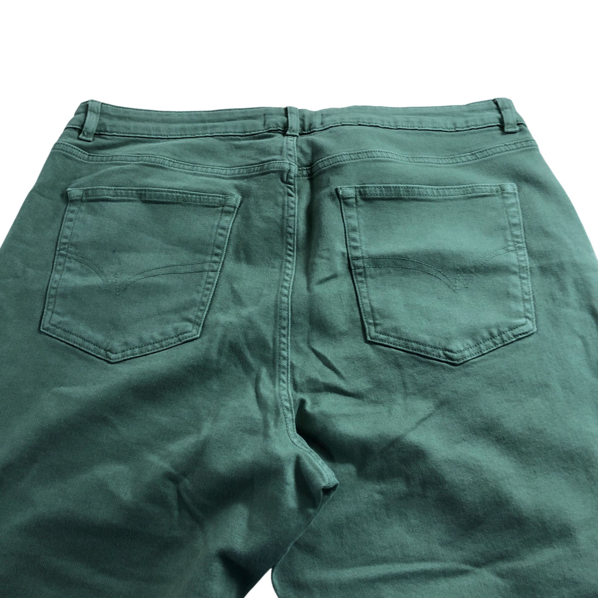 Miley Relaxed Straight Jean UK20 Women's Mid Green