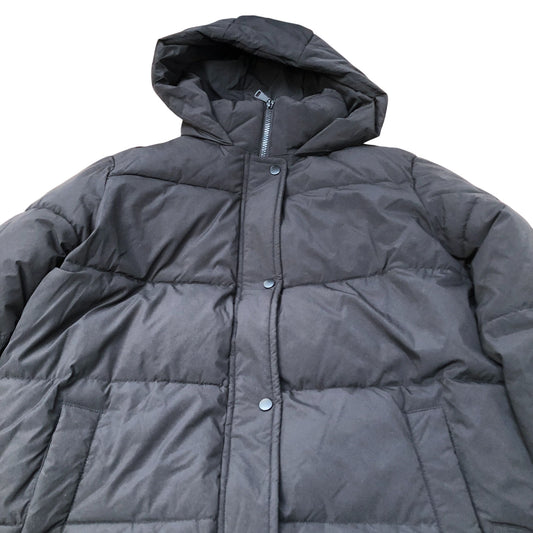Women's Puffer Jacket Black Casual Warm Winter Coat UK16